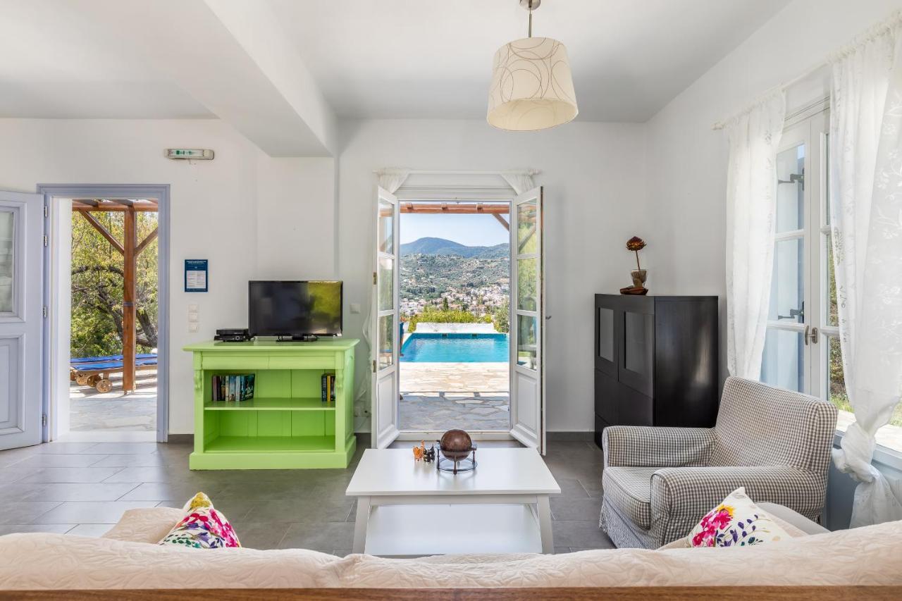 Villa Rodia With Swimming Pool On Skopelos Island Exterior photo