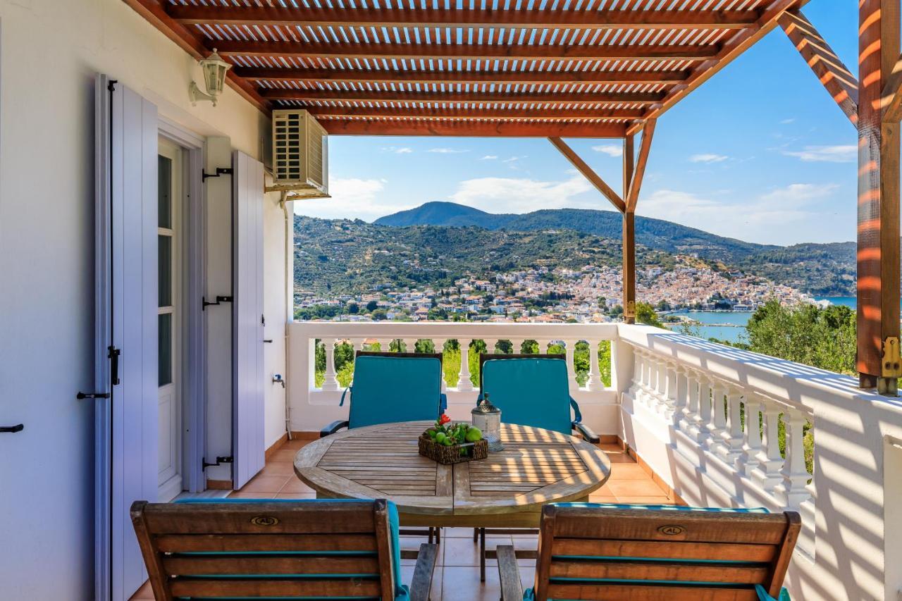 Villa Rodia With Swimming Pool On Skopelos Island Exterior photo