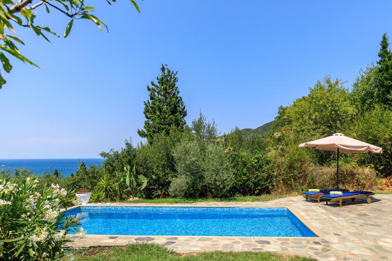 Villa Rodia With Swimming Pool On Skopelos Island Exterior photo