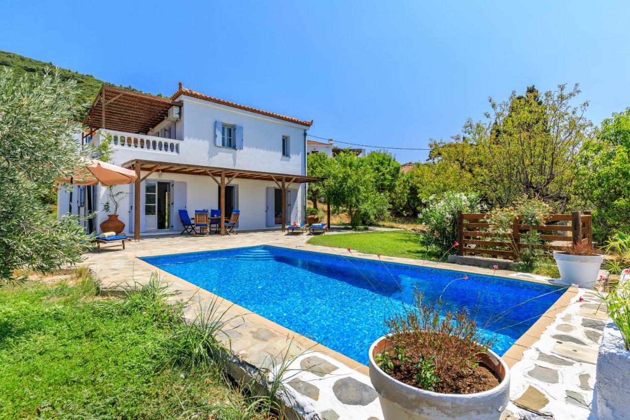 Villa Rodia With Swimming Pool On Skopelos Island Exterior photo